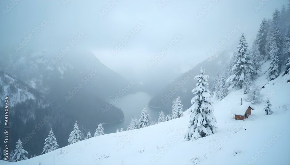 A snowstorm in the mountains at dawn, with relentless snowfall creating a serene yet dramatic landscape, where the soft light of dawn illuminates the falling snowflakes A snowstorm in the mountains at dawn, with relentless snowfall creating a serene yet dramatic landscape, where the soft light of dawn illuminates the falling snowflakes
