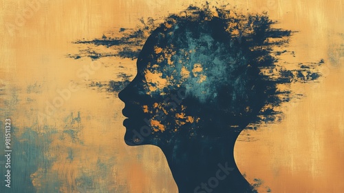 Echoes of Inner Turmoil: An Abstract Exploration of a Fragmented and Chaotic State of Mind






