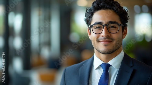 Smiling Businessman in Suit - Portrait