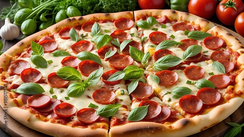 Delicious pizza, pizza photos, high definition pizza photos, hyperfactual pizza, enlarged pizza photos, fast food,