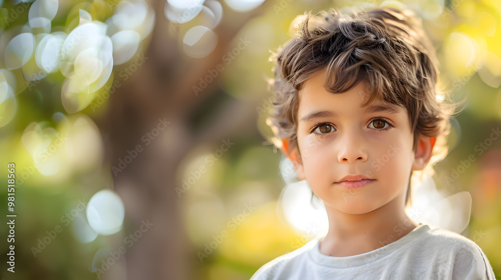 Portrait of a mixed-race young Hispanic and Caucasian boy Portrait of a mixed-race young Hispanic and Caucasian boy