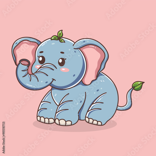 Elephant vector illustration photo