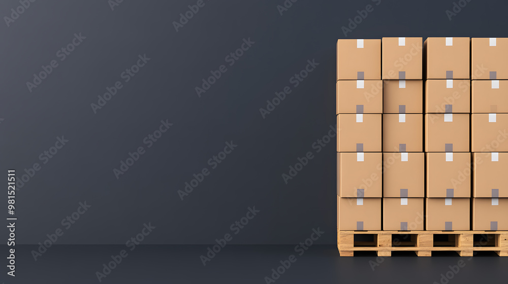 warehouse with boxes warehouse with boxes