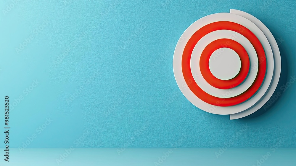 A 3D concept of a target with layers labeled Demographics, Behavior, and Interests, illustrating a comprehensive approach to customer targeting A 3D concept of a target with layers labeled Demographics, Behavior, and Interests, illustrating a comprehensive approach to customer targeting