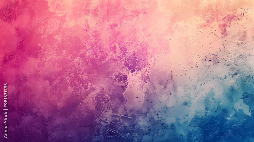 Fototapeta premium Retro gradient background with grain texture