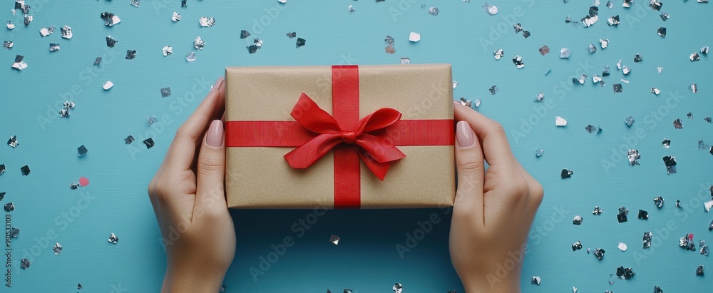 The Gift with Red Bow