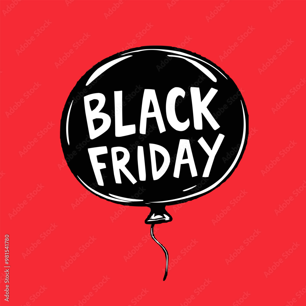 Fototapeta premium Black Friday