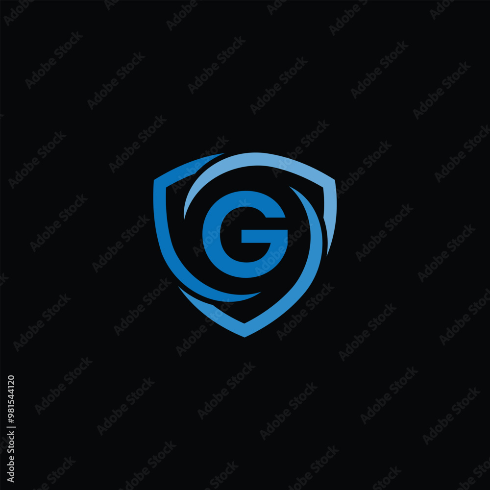 G letter Logo with Shield, G shield logo template
G letter Logo with Shield, G shield logo template