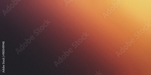 Gradient background with charcoal brown, soft plum, and dusty orange tones, noise texture effect