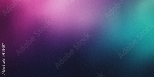 Gradient background with dark amethyst and smoky teal tones, noise texture effect