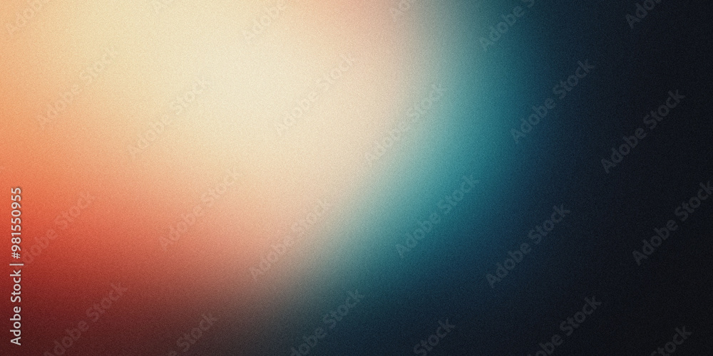Gradient background with dark petrol blue and muted terracotta tones, noise texture effect Gradient background with dark petrol blue and muted terracotta tones, noise texture effect