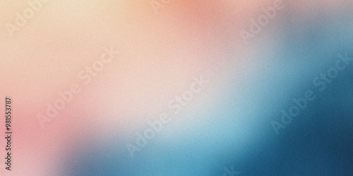 Gradient background with midnight blue, muted coral, and faded mustard tones, noise texture effect