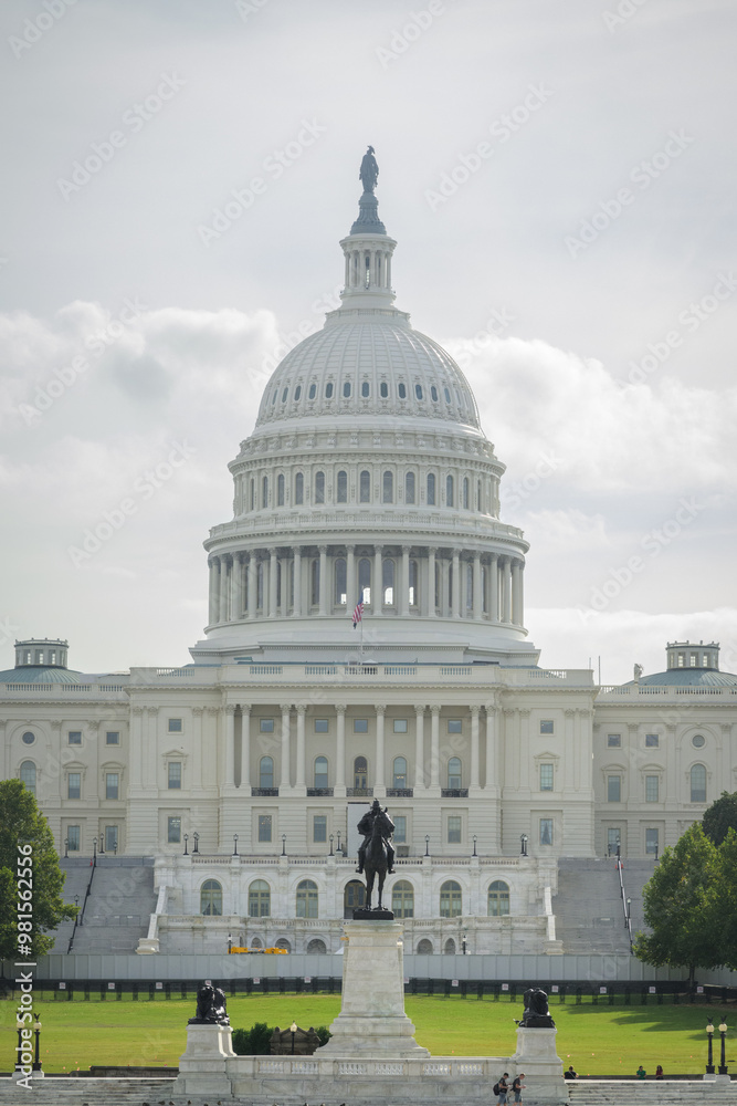 Naklejka premium United States Capitol Dome in Washington D.C.