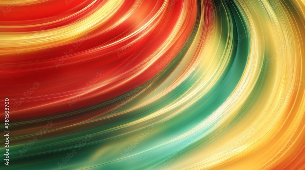 Obraz premium Vibrant abstract motion with multi-colored light