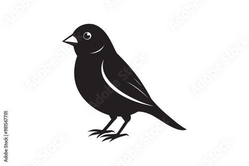 Common Sparrow silhouette vector illustration, Common Sparrow silhouette PNG, Common Sparrow silhouette vector .