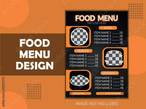 FOOD MENU TEMPLATE
