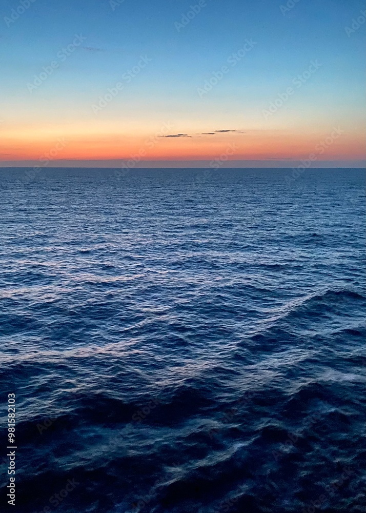 Fototapeta premium Sunset on the North Sea