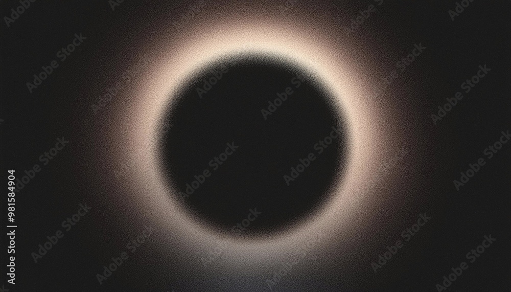 abstract grainy gradient glowing black hole texture on black background abstract grainy gradient glowing black hole texture on black background