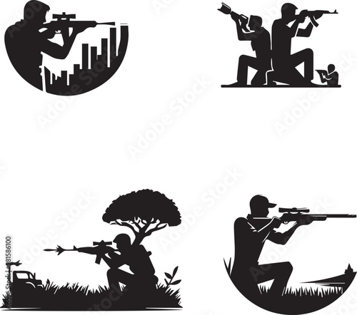 shooting silhouette