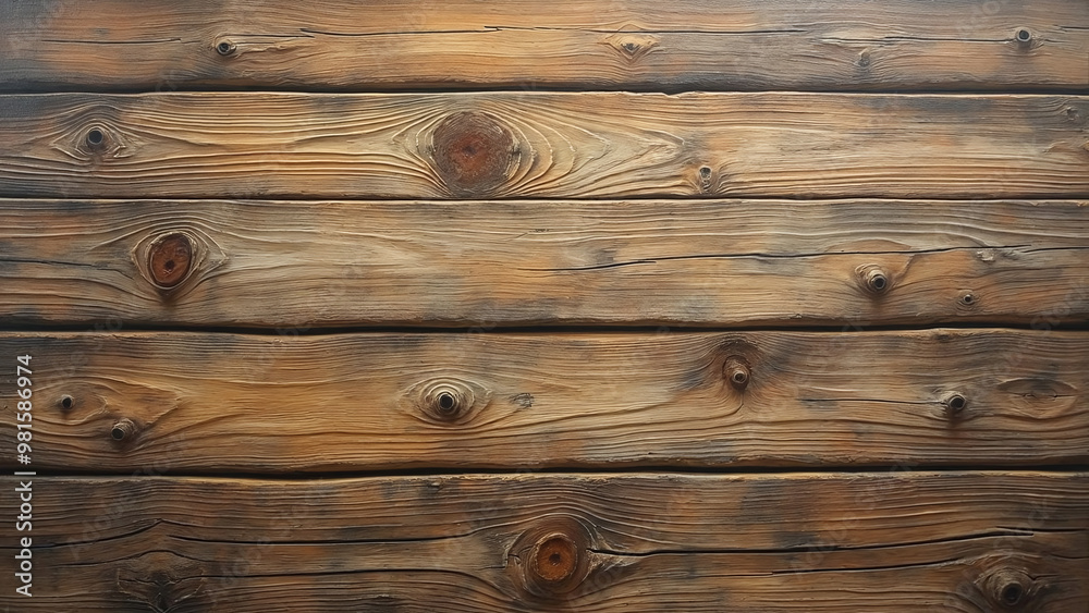 Fototapeta premium Horizontal Wooden Planks