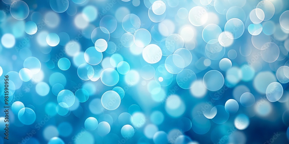 Abstract Blue Bokeh Background with Soft Light Circles, bokeh, abstract, light Abstract Blue Bokeh Background with Soft Light Circles, bokeh, abstract, light
