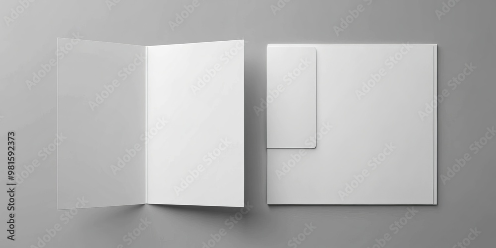 Blank White Folded Brochure Mockup, brochure , mockup , design Blank White Folded Brochure Mockup, brochure , mockup , design