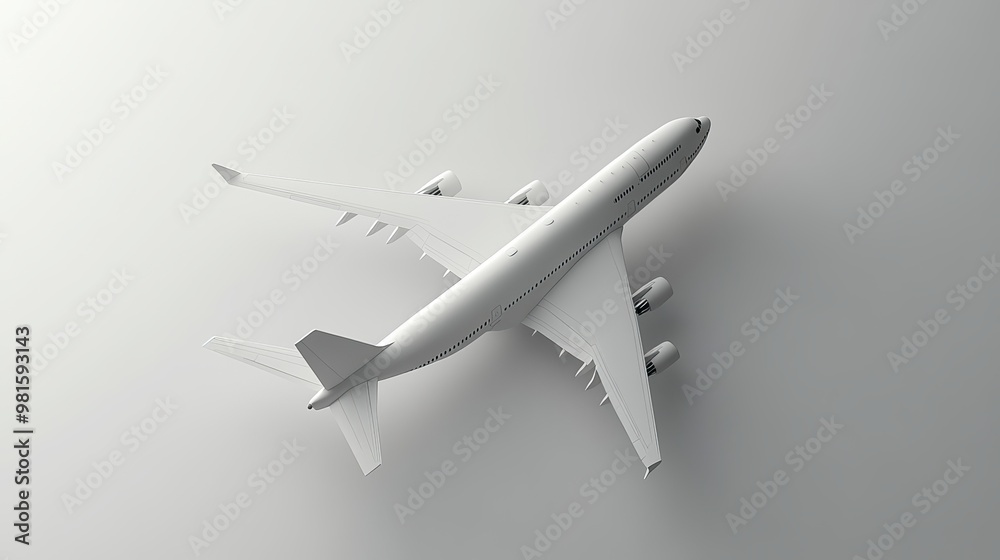 A simple picture of an airplane, designed for use on a computer or website.