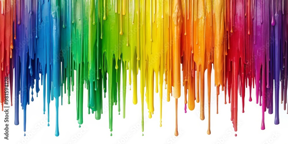 Dripping Rainbow Paint, Abstract, Color, Drip Dripping Rainbow Paint, Abstract, Color, Drip