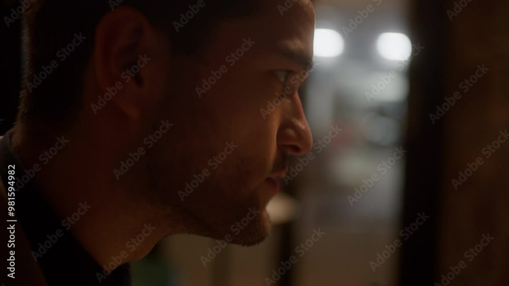 Man On A Dinner Date Eating Pasta Man On A Dinner Date Eating Pasta