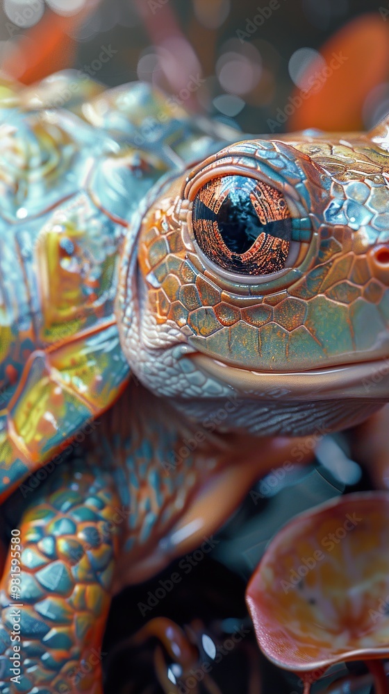 Close-up of a Frog's Eye: A Detailed Look at Nature's Beauty Close-up of a Frog's Eye: A Detailed Look at Nature's Beauty