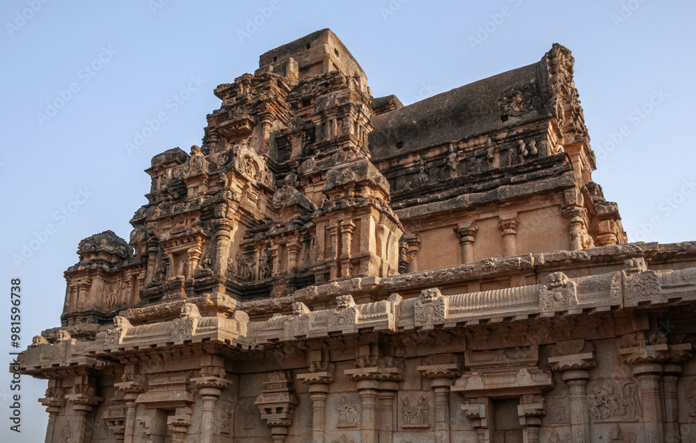 Hazara Rama Temple is the personal temple of the royal family. Hampi. India. Hazara Rama Temple is the personal temple of the royal family. Hampi. India.
