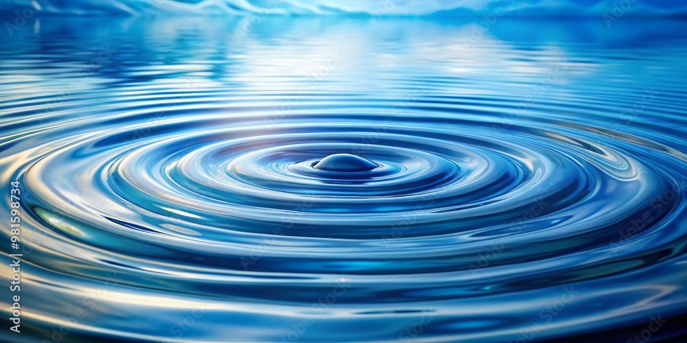 Ripples of Serenity A 3D Render of Water Droplet, Water Droplet , Ripples , Liquid Ripples of Serenity A 3D Render of Water Droplet, Water Droplet , Ripples , Liquid