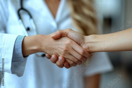 Obraz na płótnie Healthcare Team Collaboration: Doctor and Nurse Partnership, Onboarding, and Clinic Welcome w salonie