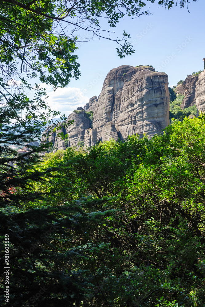 Panoramic view of Meteora Monasteries, Greece
