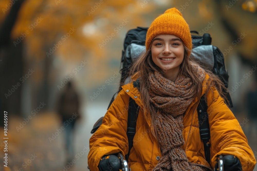 Autumn Bonds: Celebrating Friendship and Support on a Joyful Wheelchair Journey Autumn Bonds: Celebrating Friendship and Support on a Joyful Wheelchair Journey
