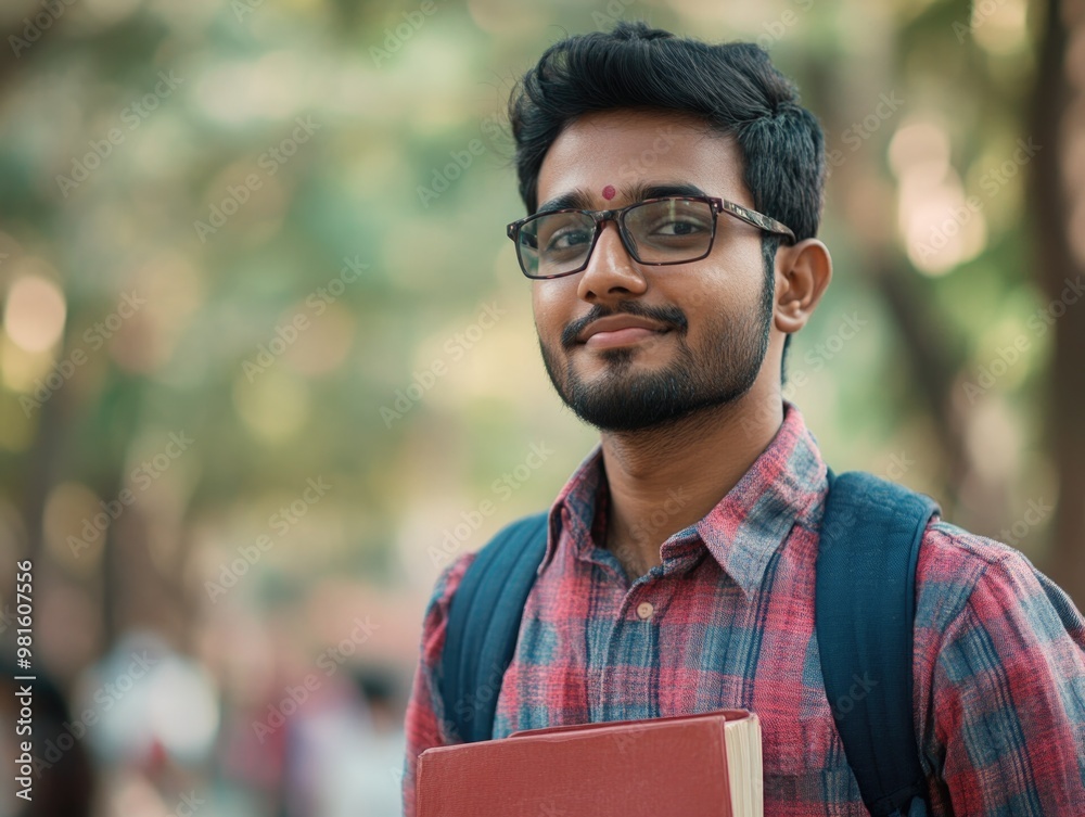 Fototapeta premium Contemplative Student