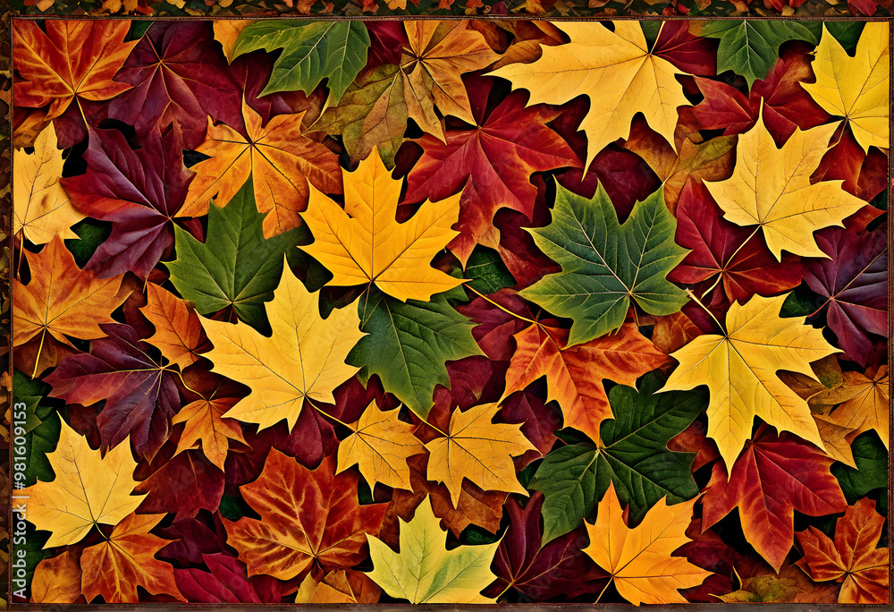 Detailed Realistic Autumn Leaves with Rich Tapestry of Fall Colors
Detailed Realistic Autumn Leaves with Rich Tapestry of Fall Colors