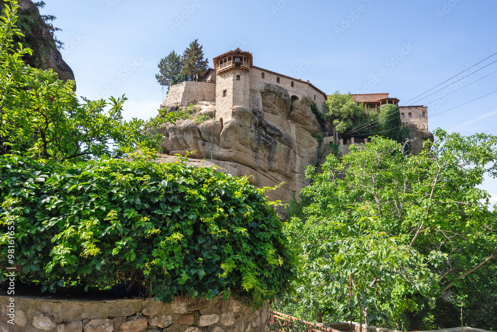 Panoramic view of Meteora Monasteries, Greece
