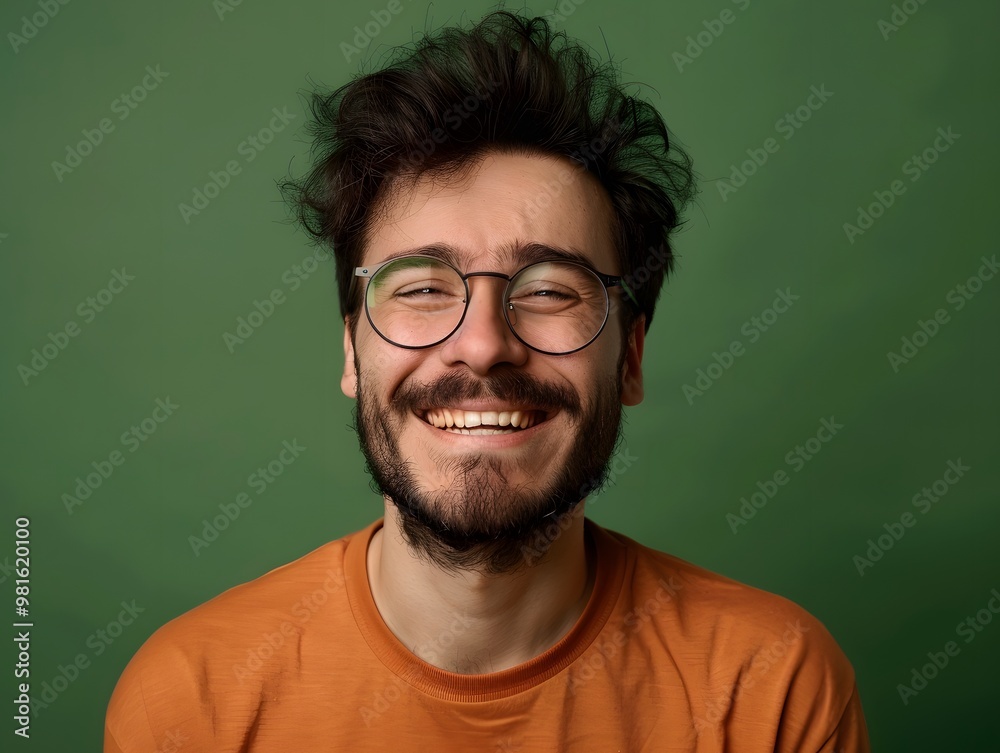 Portrait of attractive cheerful european men wearing model Portrait of attractive cheerful european men wearing model