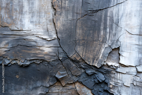 Authentic aged, weathered wood texture with peeling and vintage look