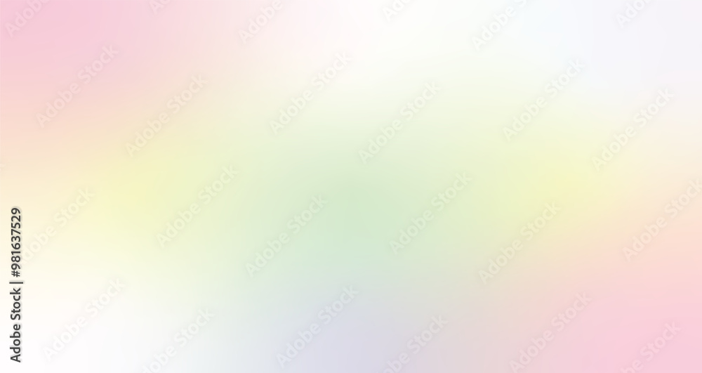 Fototapeta premium Pastel blur smooth blend gradient color background EPS vector file for versatile design