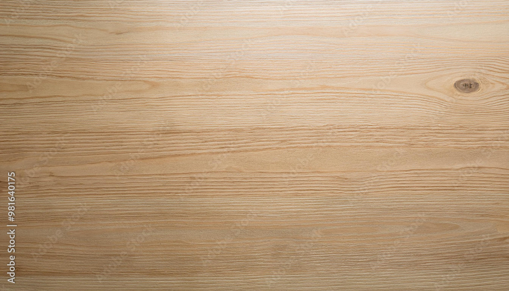 Naklejka premium Smooth Light Wood Texture with Natural Grain and Knots