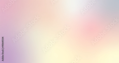 Pastel blur smooth blend gradient color background EPS vector file for versatile design