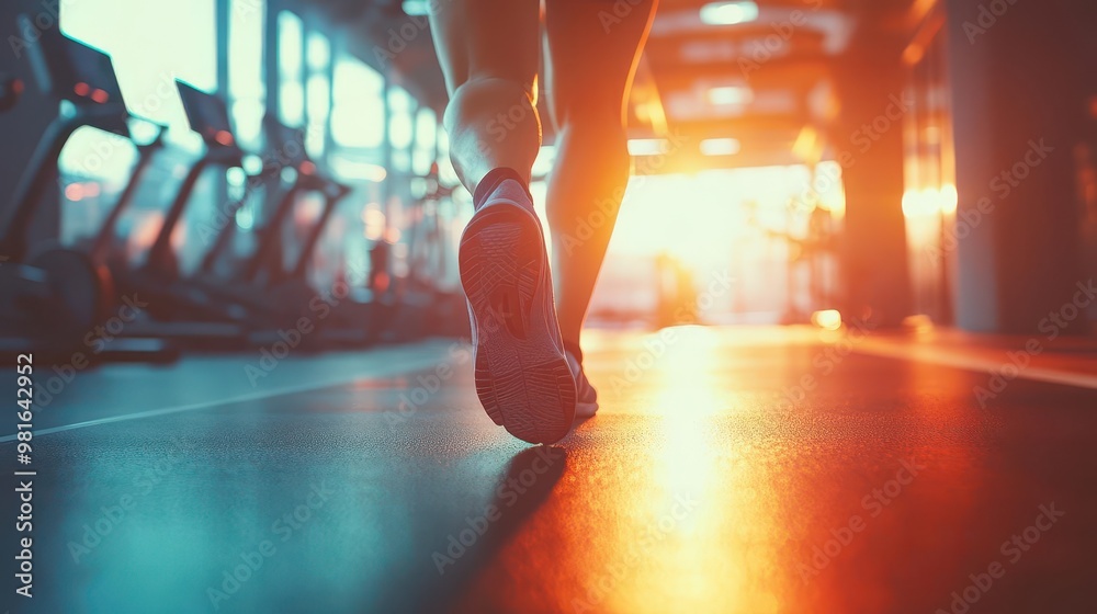 Fitness motivation with a person exercising in a gym, active style, sharp focus, bright lighting, high detail Fitness motivation with a person exercising in a gym, active style, sharp focus, bright lighting, high detail