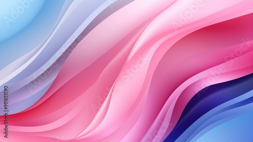 Abstract background with soft, flowing lines in shades of pink, blue, and purple.