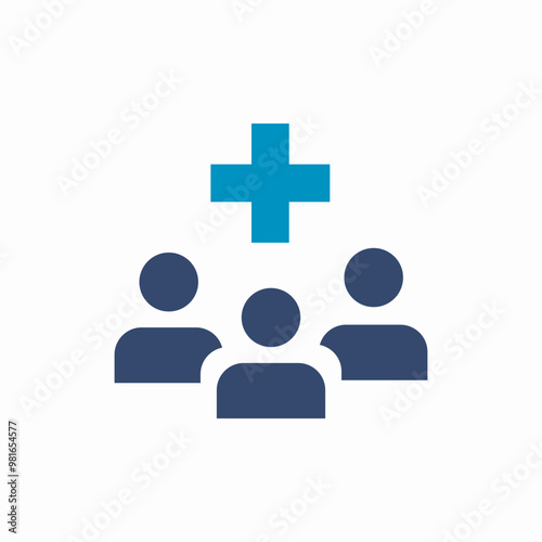 doctors group icon sign vector