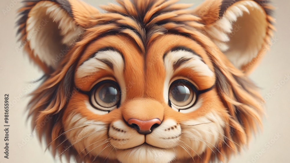 Fototapeta premium A tiger illustration