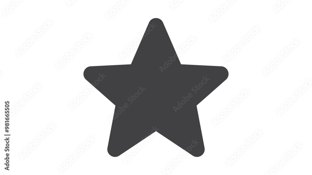 Favorite Icon Glyph Style Graphic illustration, Stars Icon,Vector Art,Business Icon.