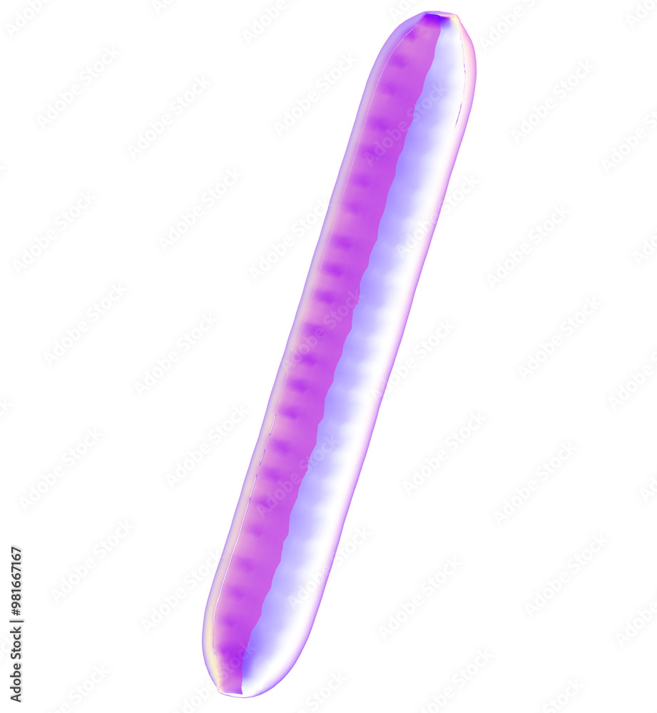 Purple and White Striped 3D Slash Purple and White Striped 3D Slash