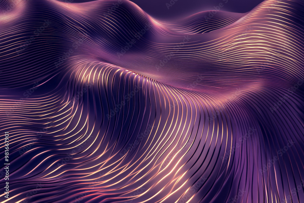 A luxury abstract background with radiant copper lines forming intricate patterns over a smooth, deep purple surface, creating a chic, modern feel. A luxury abstract background with radiant copper lines forming intricate patterns over a smooth, deep purple surface, creating a chic, modern feel.
